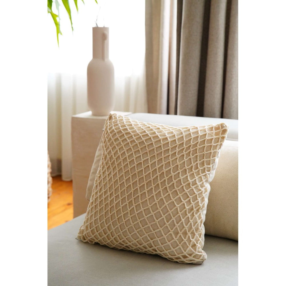Pamut párnahuzat 43x43 cm Net – Mioli Decor