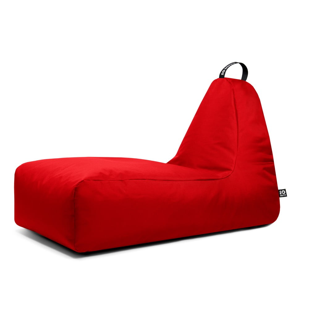 Piros babzsákfotel Chill XXL – So Soft?