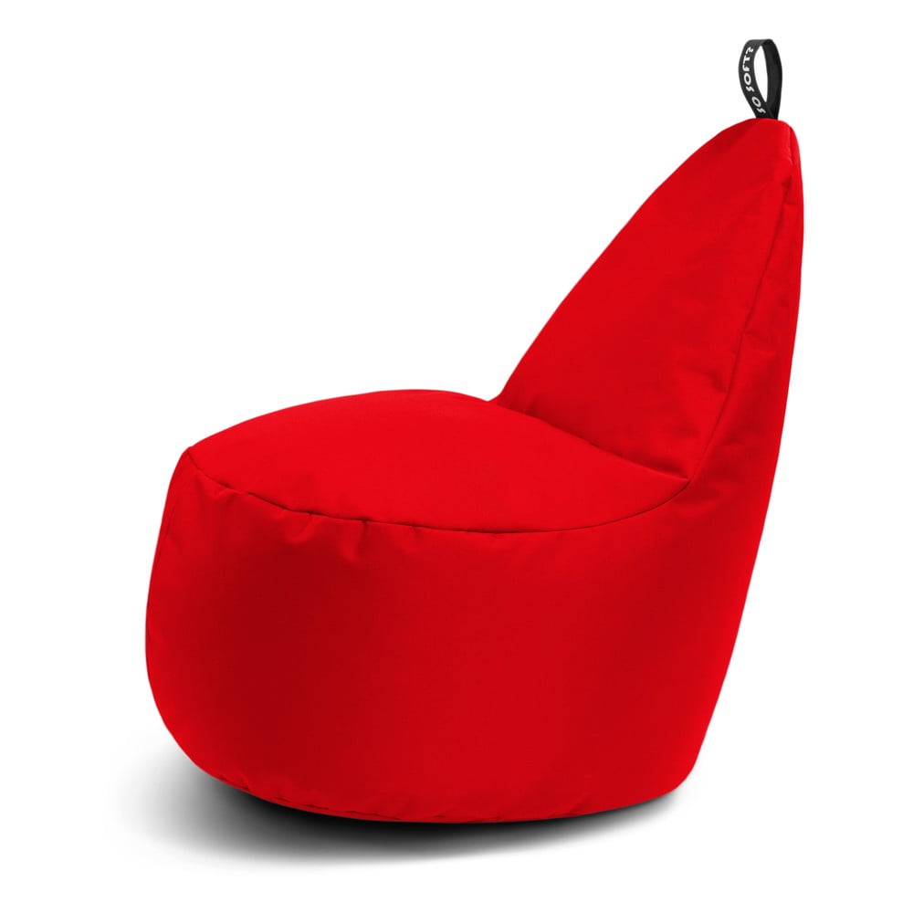 Piros babzsákfotel Lull L – So Soft?