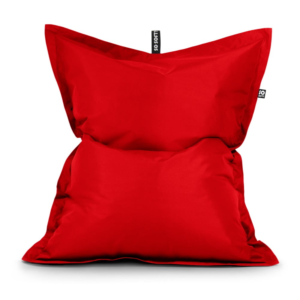 Piros babzsákfotel Pad XL – So Soft?