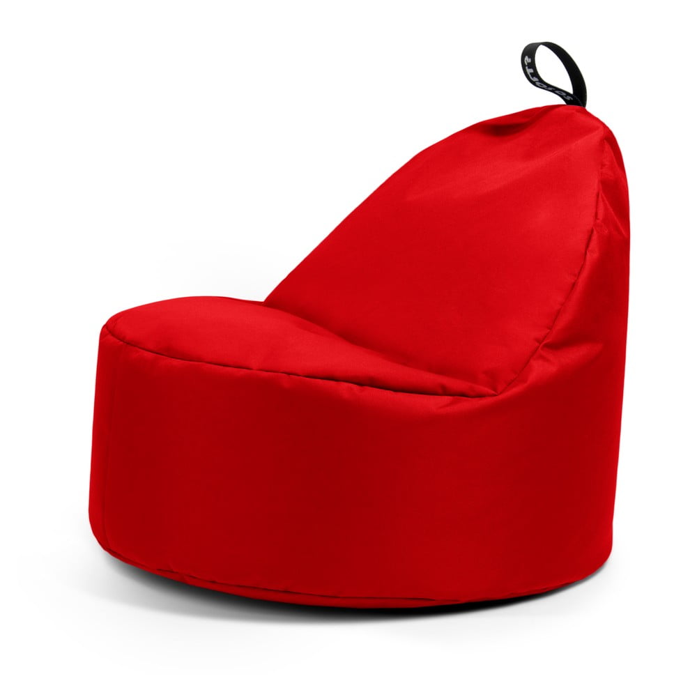 Piros gyerek babzsákfotel Round M – So Soft?