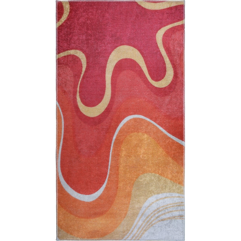 Piros-narancssárga mosható futószőnyeg 80x200 cm Colors of Joy – Vitaus