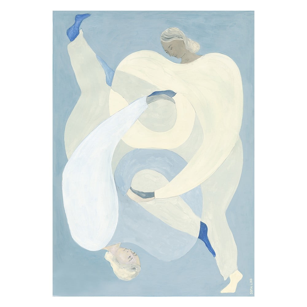 Poszter 70x100 cm Hold You - Blue – The Poster Club