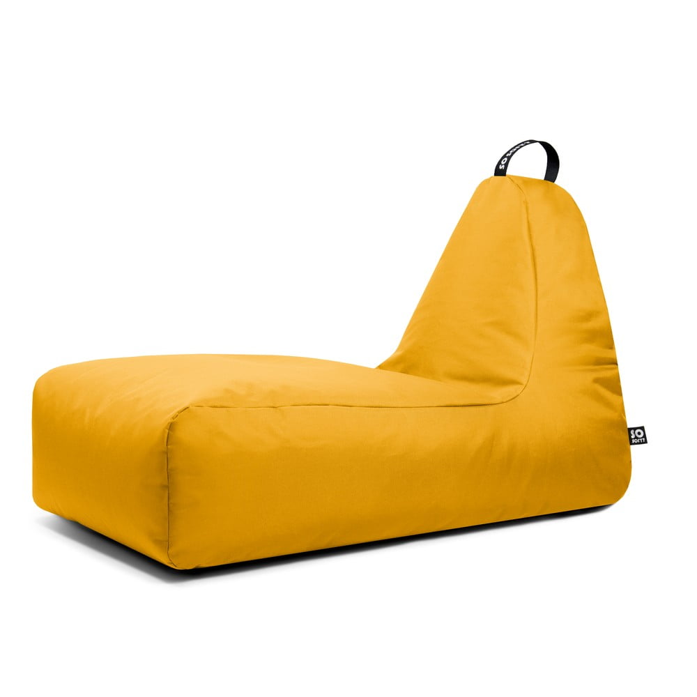 Sárga babzsákfotel Chill XXL – So Soft?