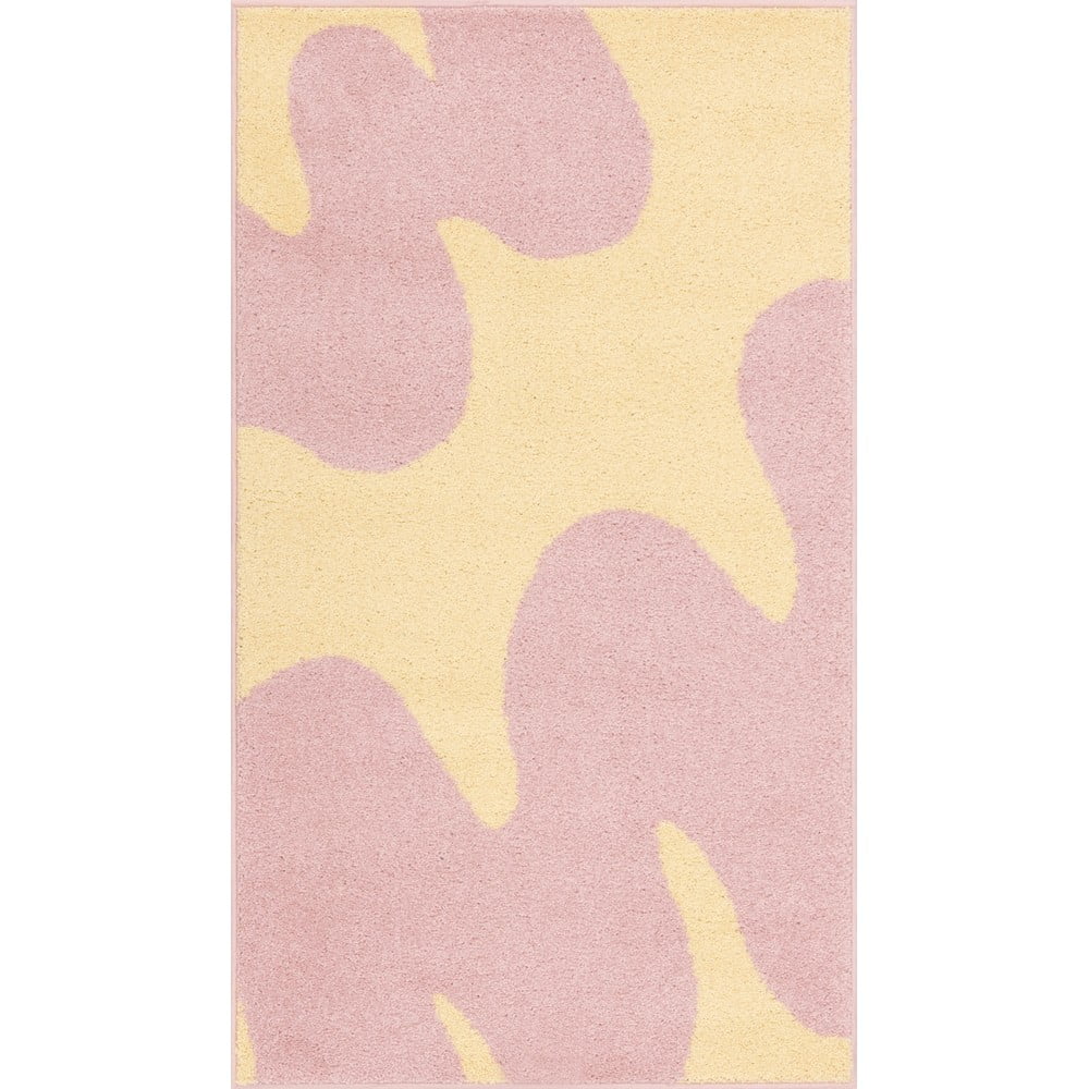 Sárga-rózsaszín gyerek szőnyeg 80x150 cm Hugsy Vanilla – FD