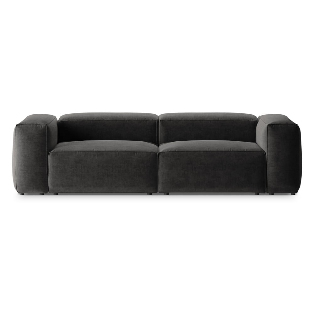 Sötétszürke kanapé 264 cm Bergano – Cosmopolitan Design