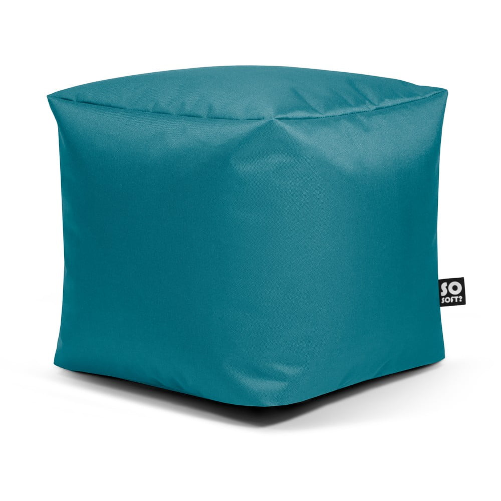 Türkiz gyerek babzsákfotel Cube M – So Soft?