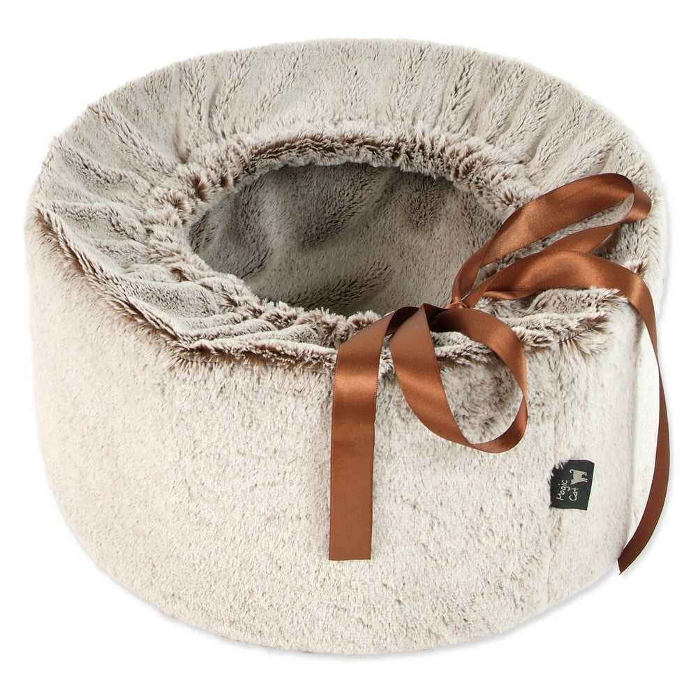 Világosbarna fekhely macskáknak ø 58 cm Magic Cat  – Plaček Pet Products