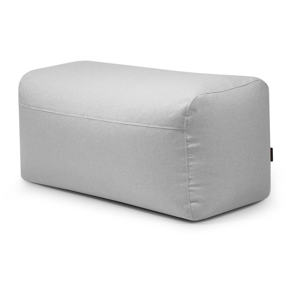 Világosszürke babzsákfotel Plus 100 Lounge – SLOWDOWN