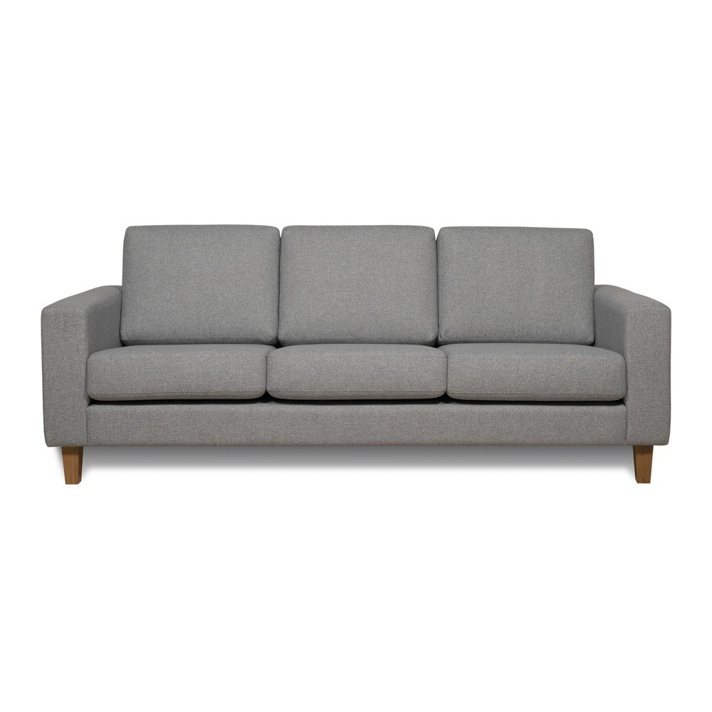 Világosszürke kanapé 217 cm Focus – Scandic