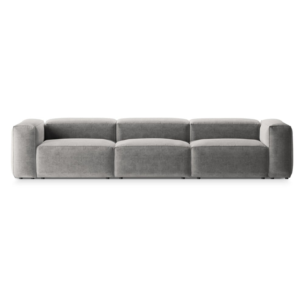 Világosszürke kanapé 364 cm Bergano – Cosmopolitan Design