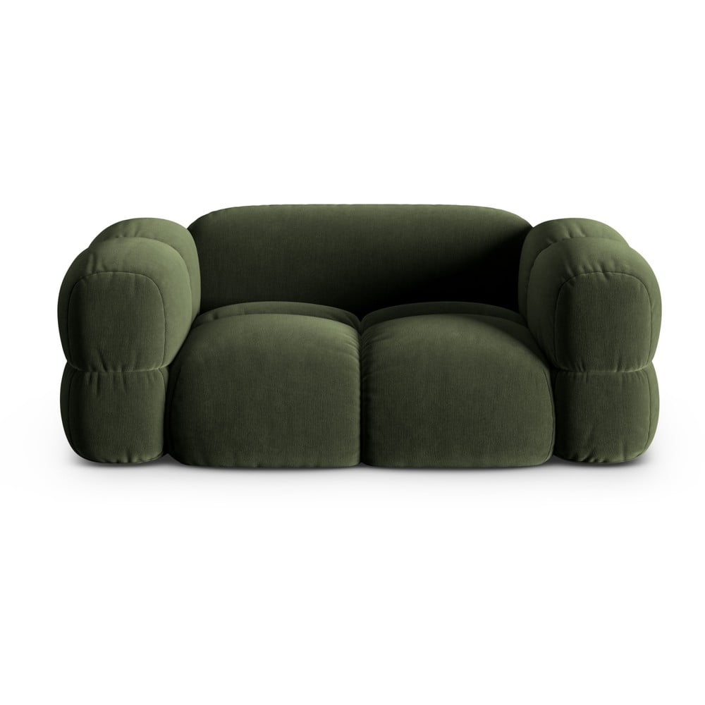 Zöld bársony kanapé 180 cm Loretto – Cosmopolitan Design