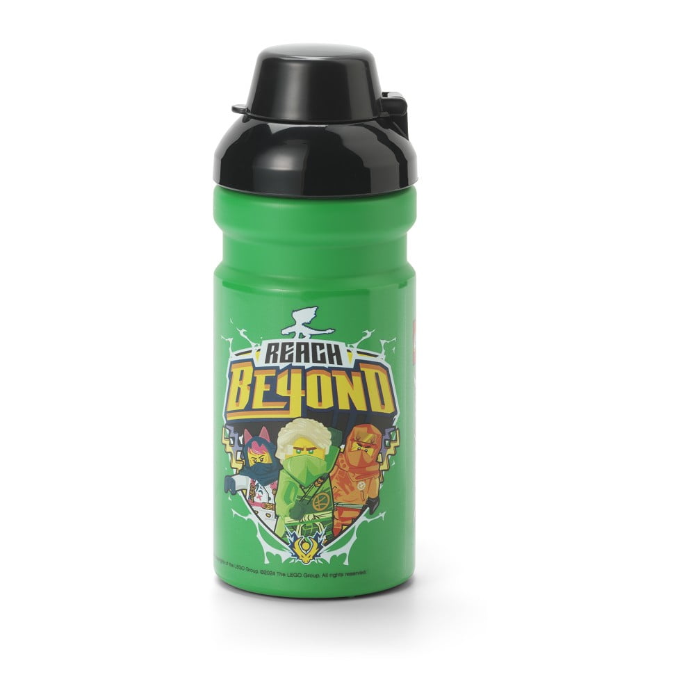 Zöld gyerek ivópalack 390 ml Ninjago – LEGO®
