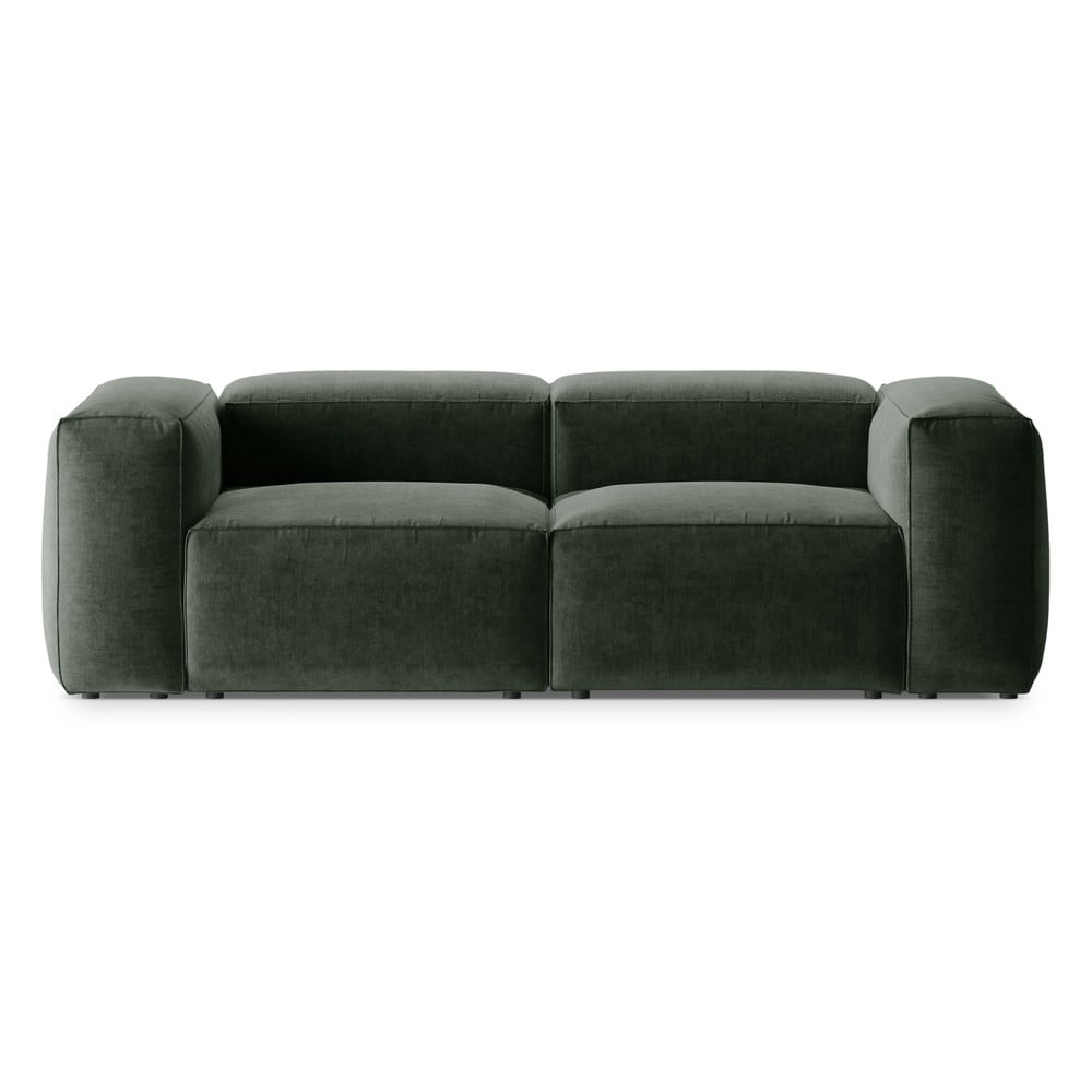 Zöld kanapé 224 cm Bergano – Cosmopolitan Design