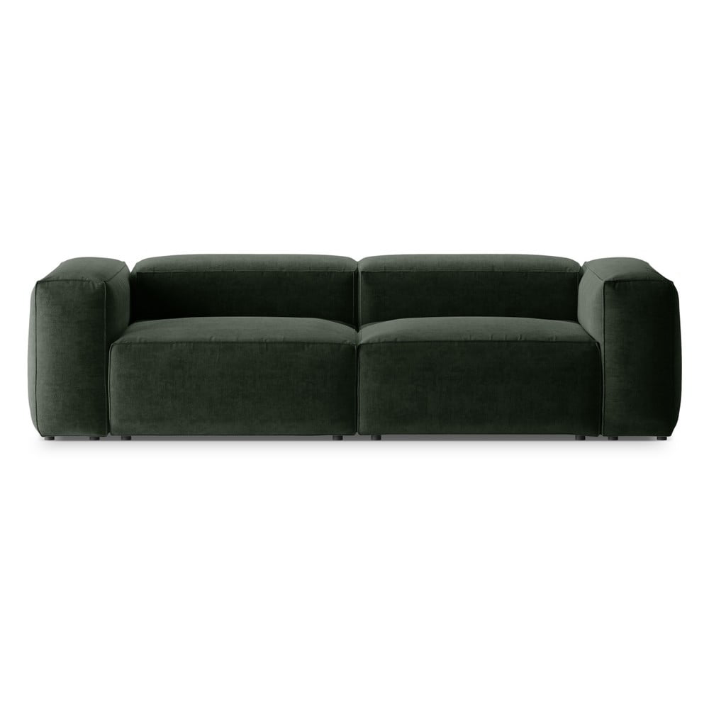 Zöld kanapé 264 cm Bergano – Cosmopolitan Design