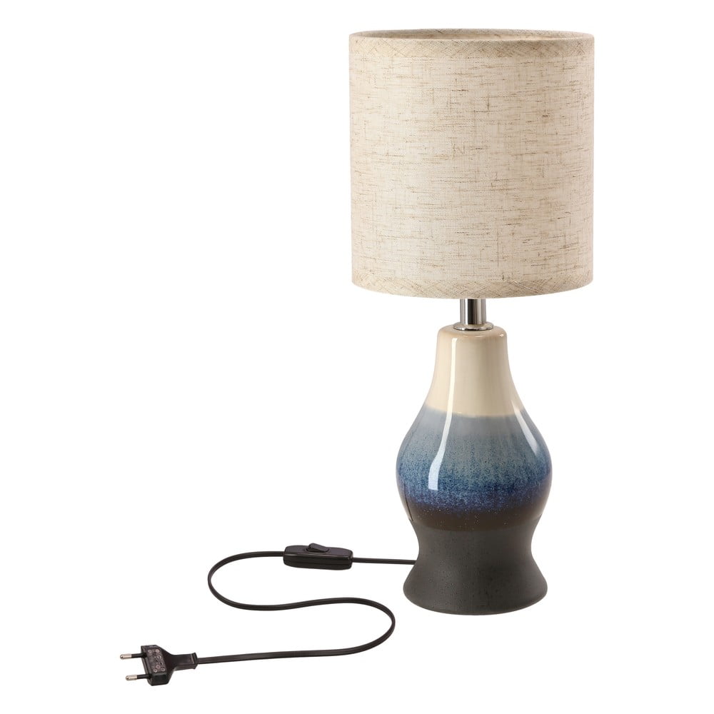 Asztali lámpa textil búrával (magasság 34 cm) Navia – Candellux Lighting