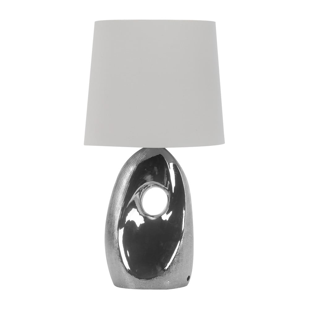 Asztali lámpa textil búrával (magasság 43 cm) Hierro – Candellux Lighting
