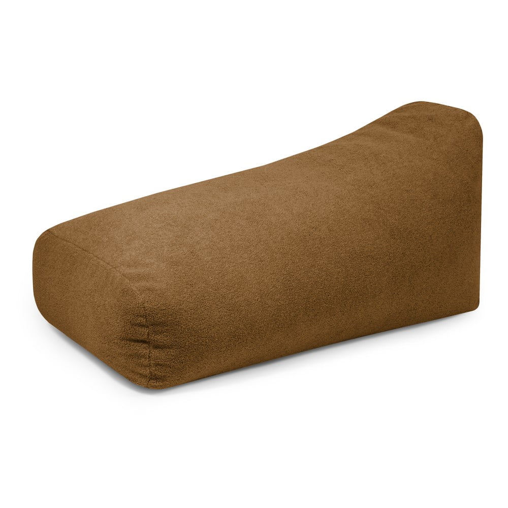 Barna buklé babzsákfotel Snug 130 – SLOWDOWN