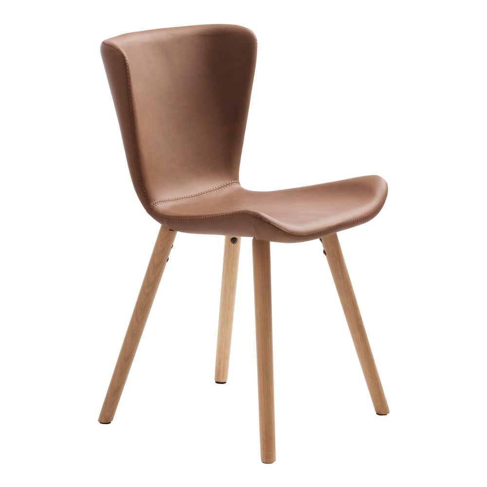 Barna fém étkezőszék szett 2 db-os Teslin – Unique Furniture