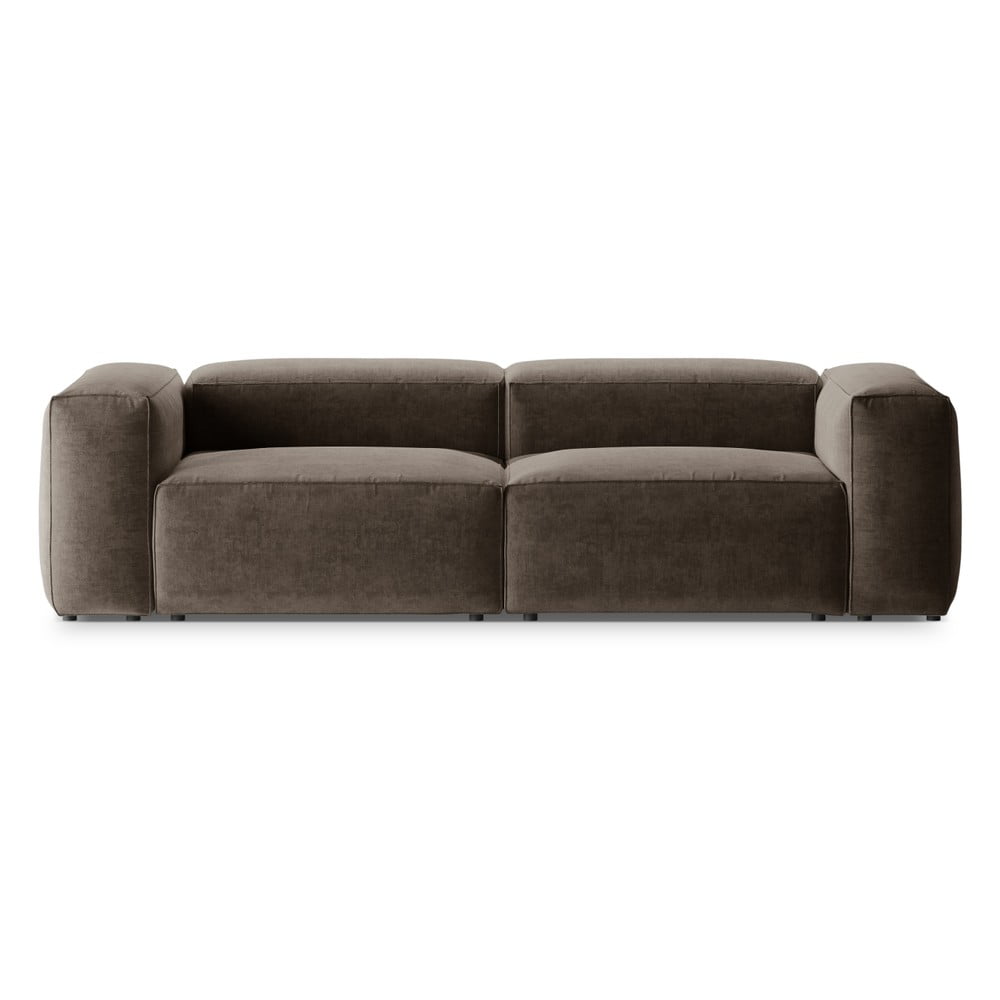 Barna kanapé 264 cm Bergano – Cosmopolitan Design
