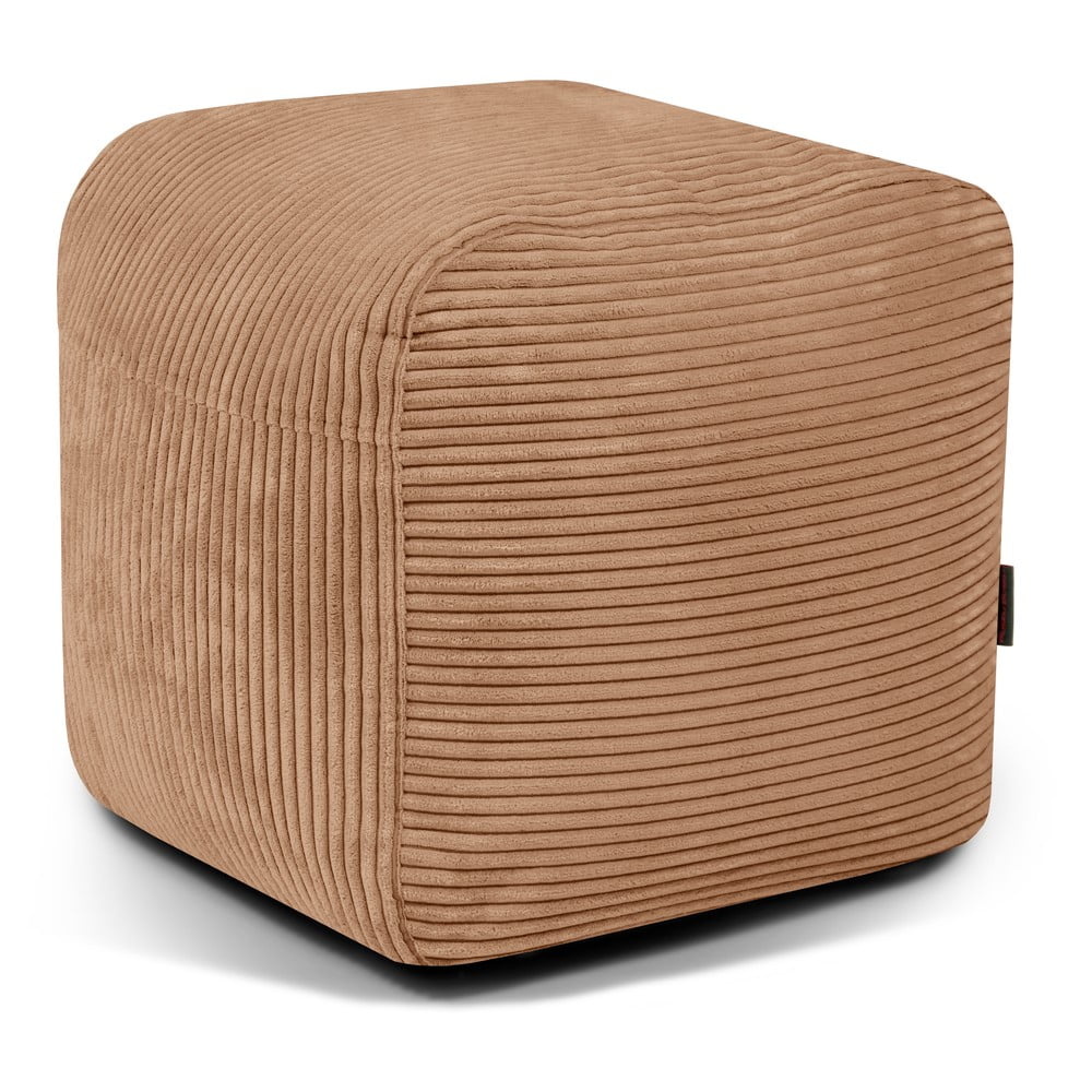 Barna kordbársony babzsákfotel Plus 50 Lounge – SLOWDOWN