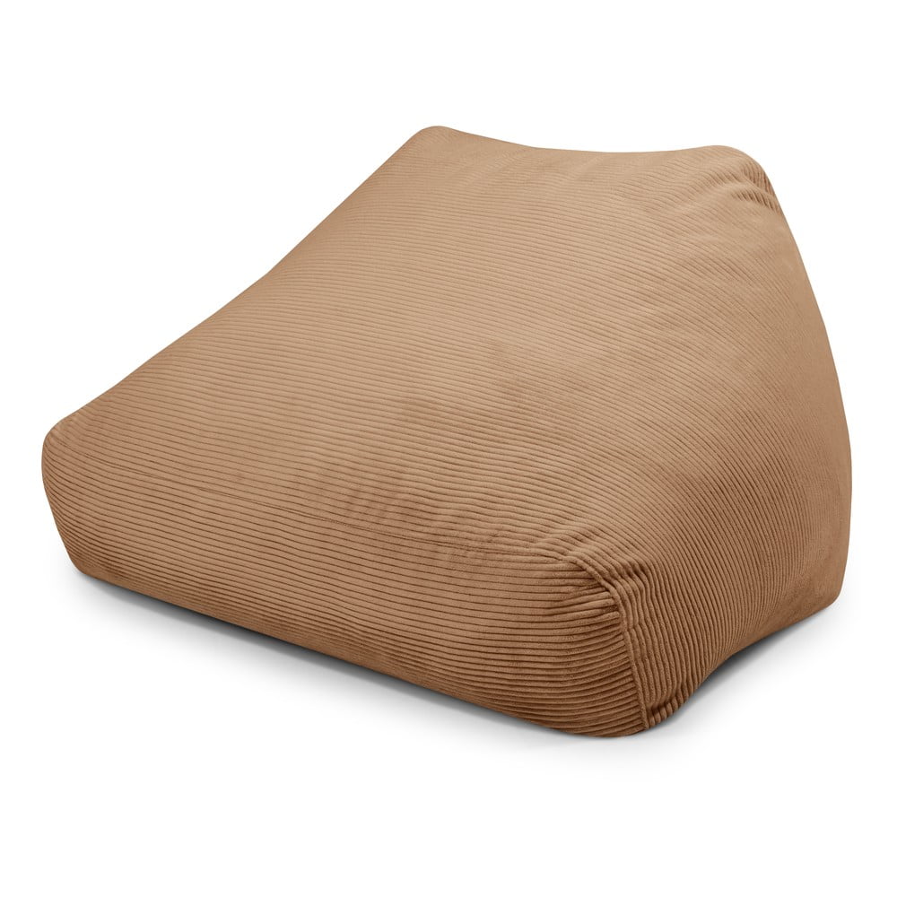 Barna kordbársony babzsákfotel Sofa Snug – SLOWDOWN