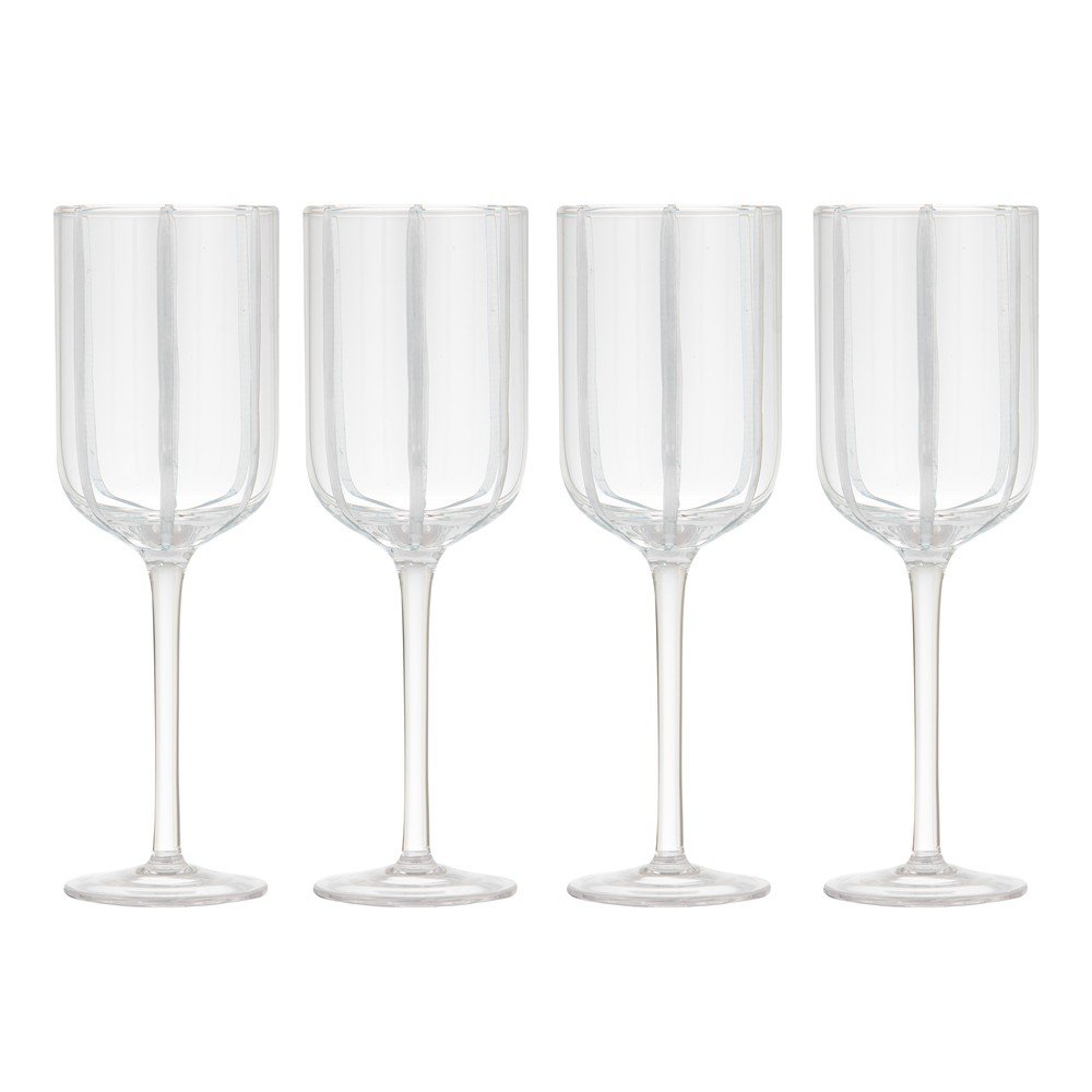 Borospohár szett 4 db-os 350 ml Stripe – Ladelle