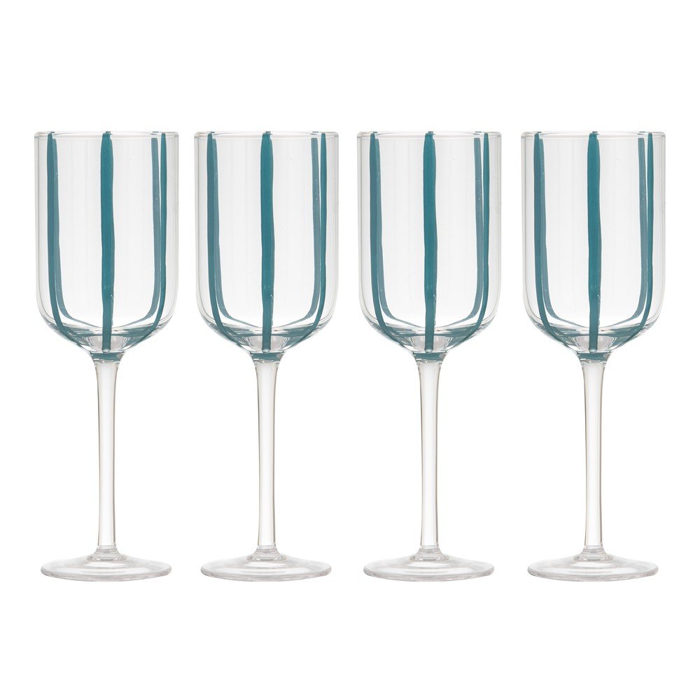 Borospohár szett 4 db-os 350 ml Stripe – Ladelle