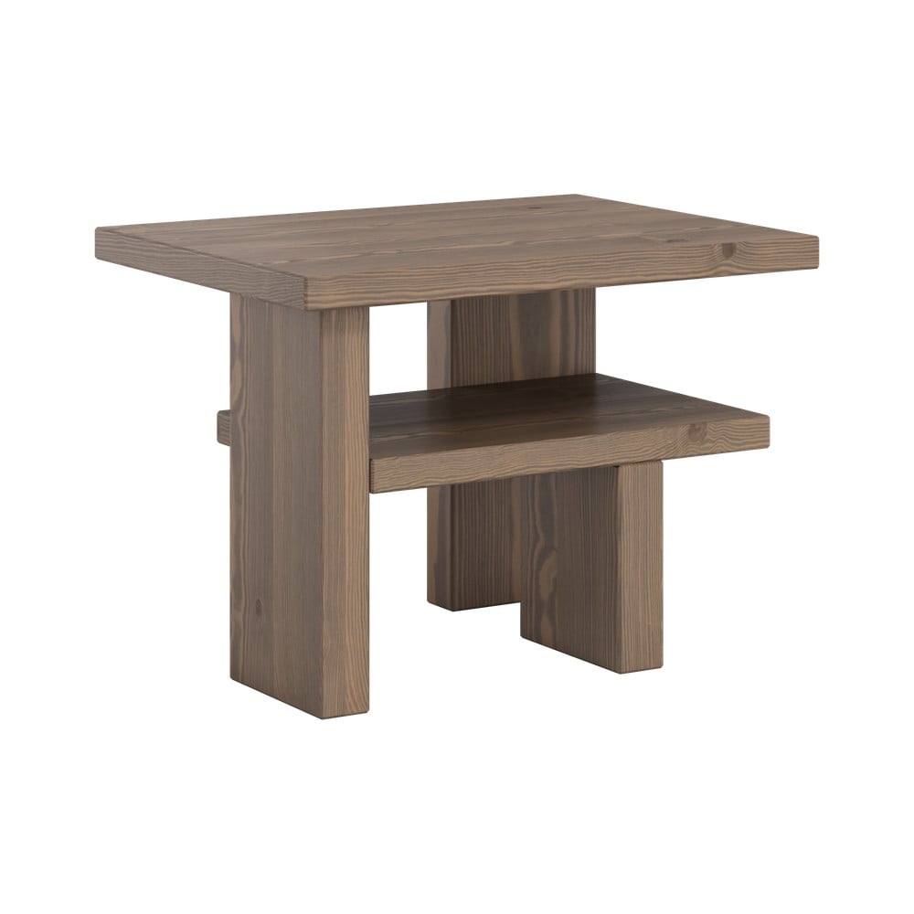 Borovi fenyő tárolóasztal 34x45 cm Japan – Karup Design