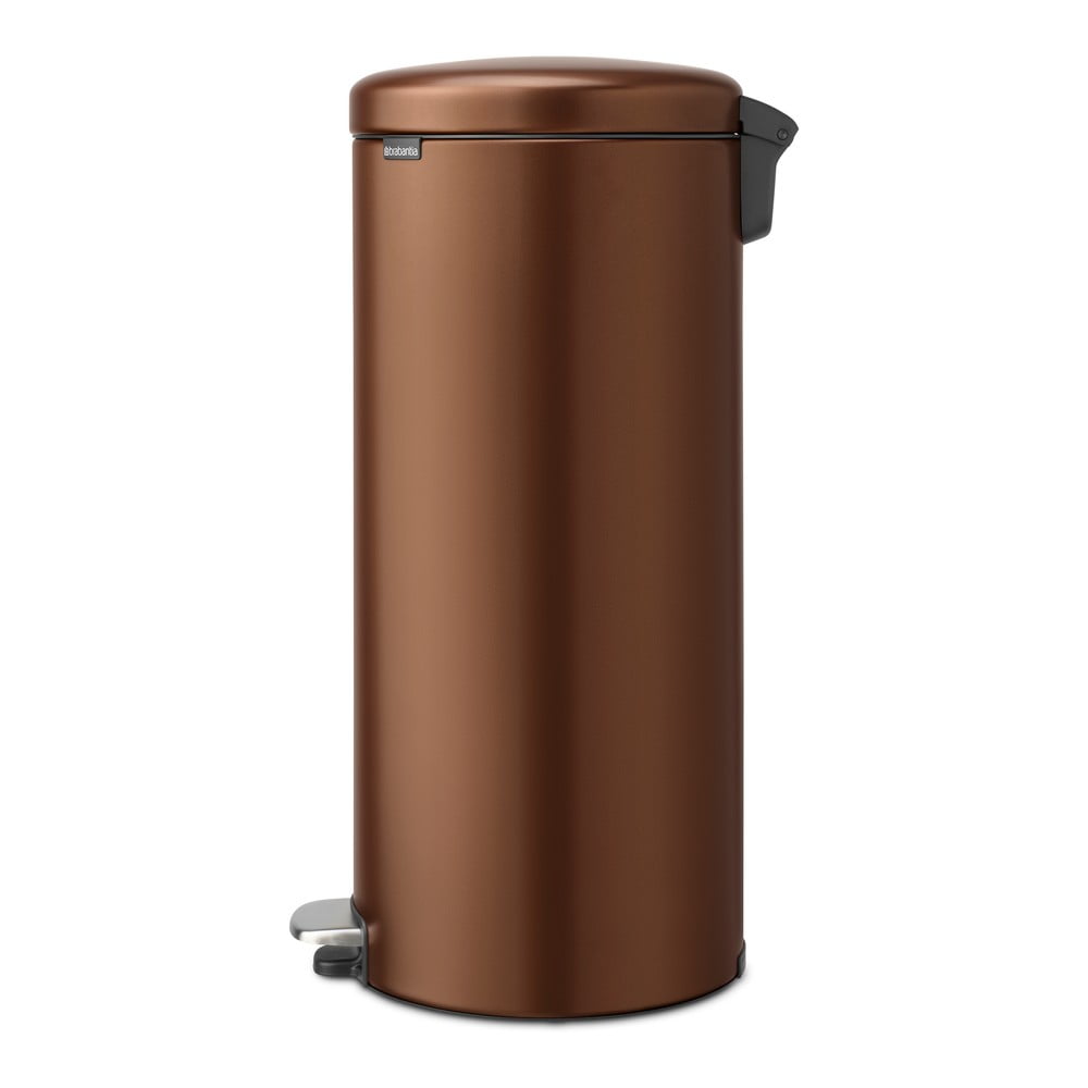 Bronzszínű acél pedálos szemetes 30 l NewIcon – Brabantia