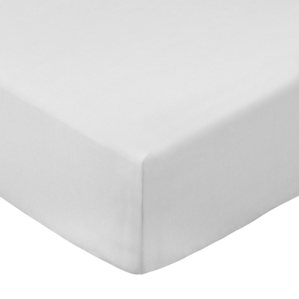 Fehér gumis pamut-perkál lepedő 90x190 cm Cotton Percale – Bianca