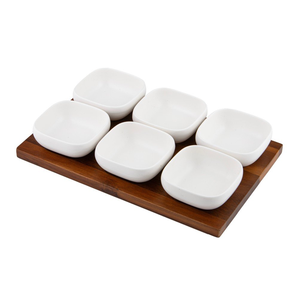 Fehér porcelán szervírozó készlet 6 db-os Essentials – Ladelle