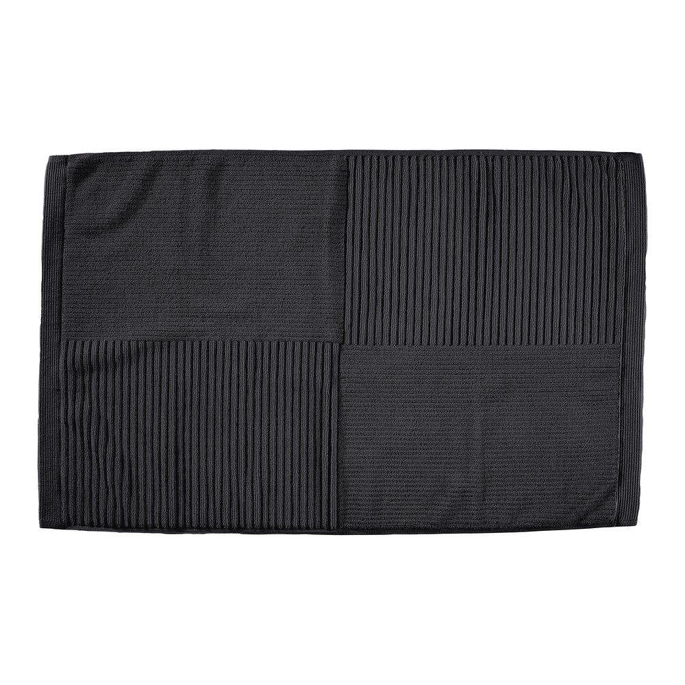 Fekete fürdőszobai kilépő 50x80 cm Classic – Zone