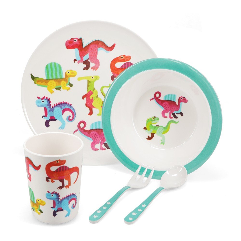 Gyerek étkészlet 5 db-os Baby Dinos – Rex London