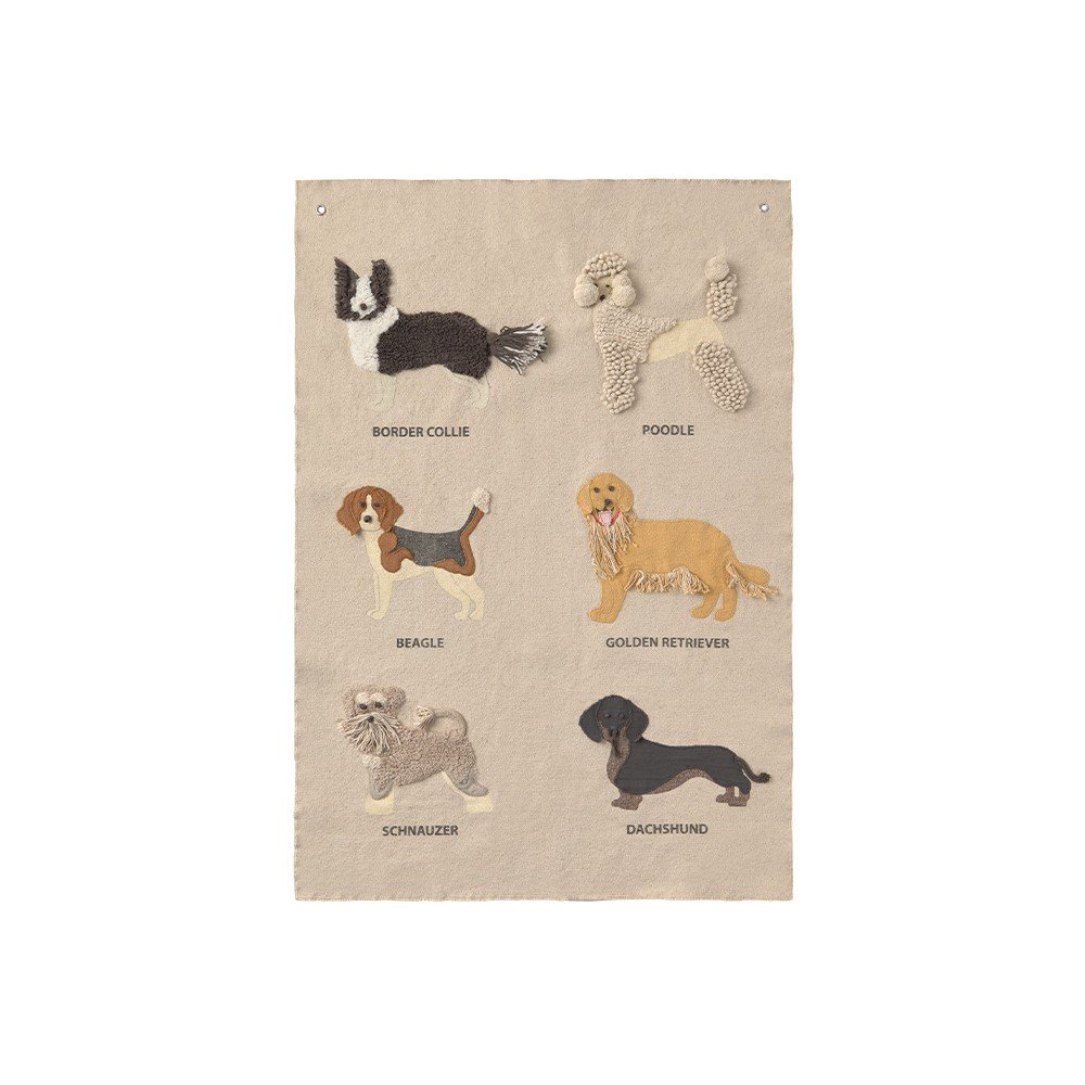 Gyerek faliszőnyeg Dogs – Lorena Canals