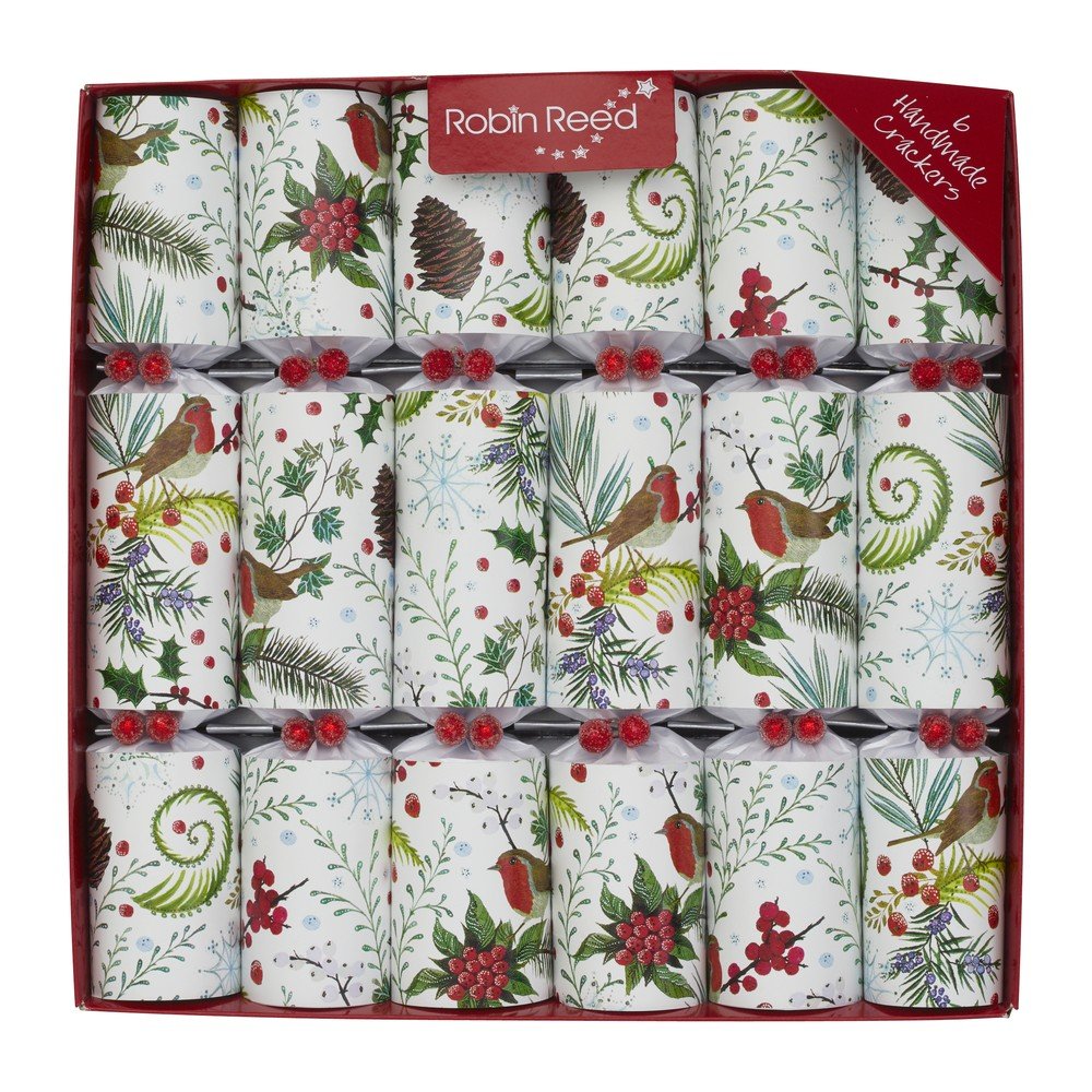 Karácsonyi cracker szett 6 db-os Festive Foliage – Robin Reed
