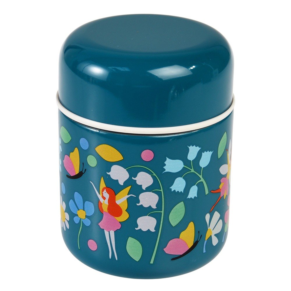 Kék ételtartó-gyerek termosz 280 ml Fairies in the Garden – Rex London