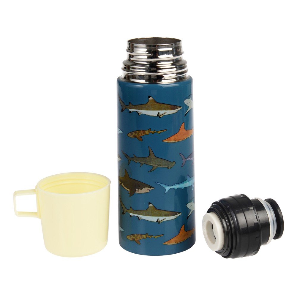 Kék gyerek termosz 350 ml Sharks – Rex London