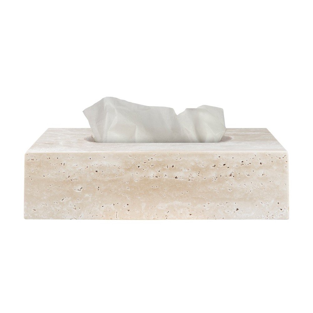 Kő zsebkendőtartó Travertine – Mette Ditmer Denmark