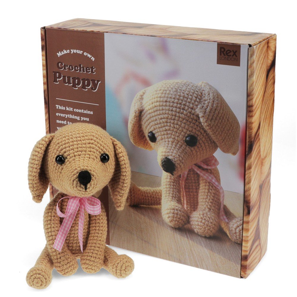 Kreatív készlet DIY Crochet Puppy – Rex London