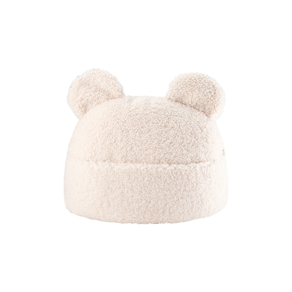 Krémszínű buklé párna gyerek kanapéhoz Teddy Pouch – Wigiwama