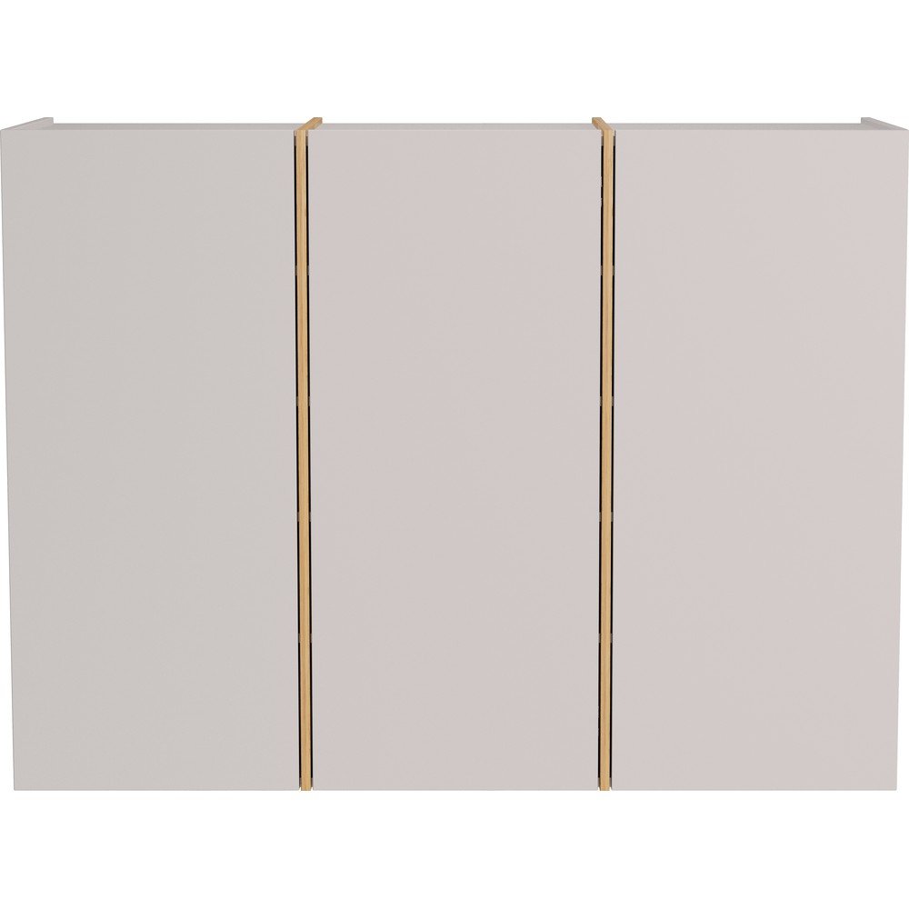 Krémszínű előszoba szekrény 138x103x38 cm Libbiano – Germania