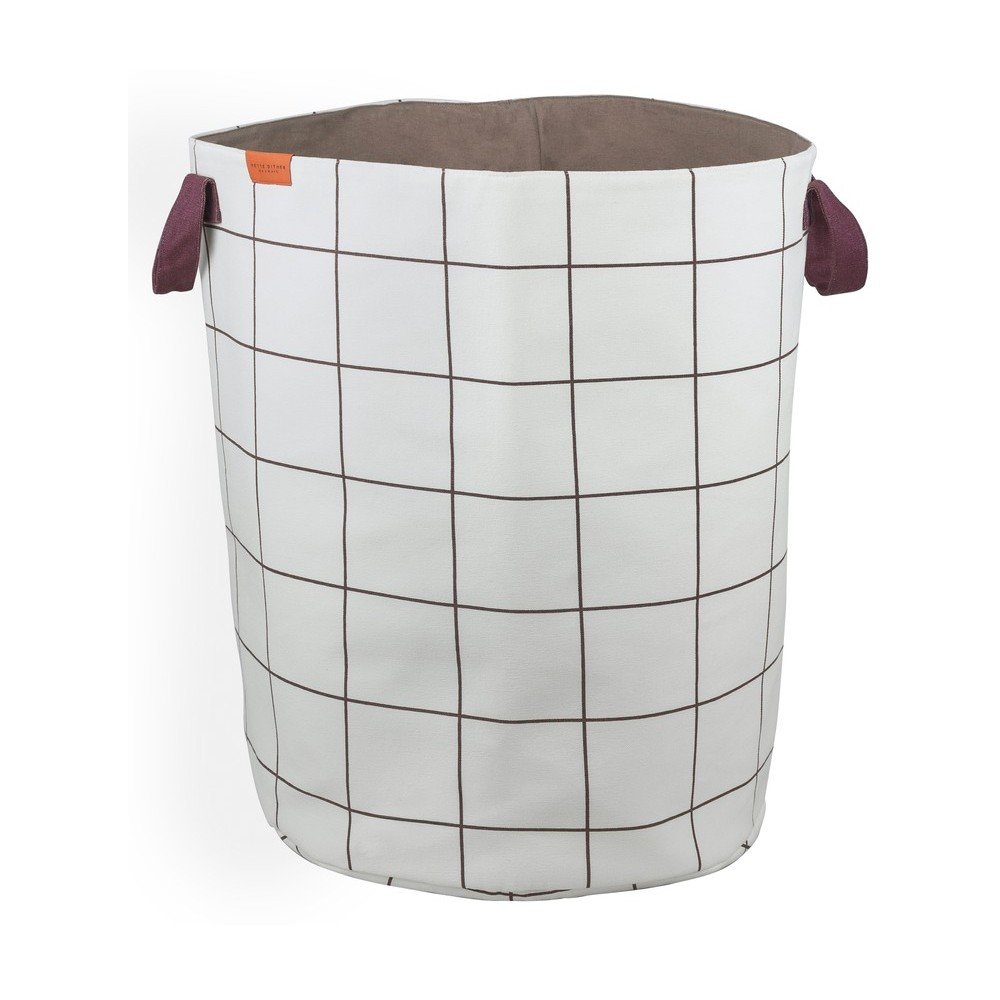 Krémszínű textil szennyeskosár 5 l Mesh – Mette Ditmer Denmark