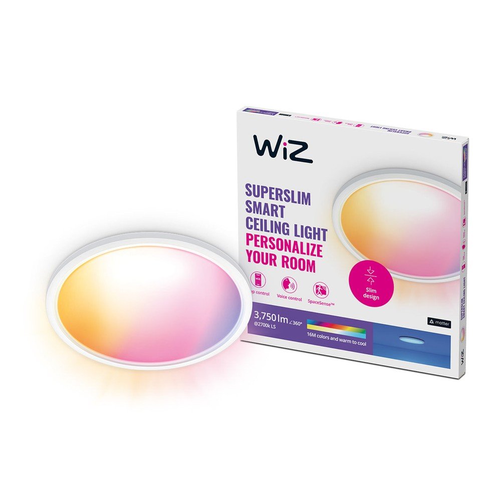 LED okos mennyezeti lámpa 32 W SuperSlim – WiZ