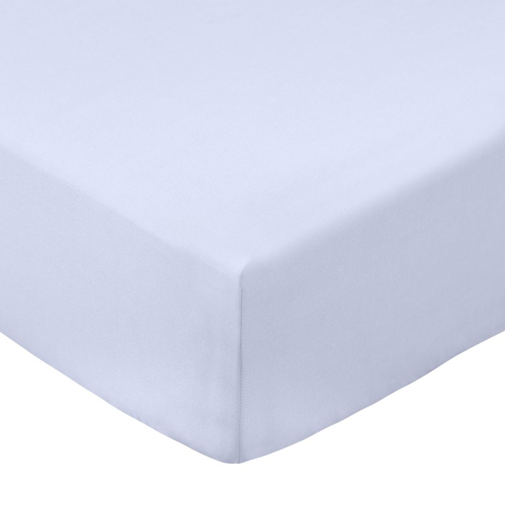 Levendula színű gumis pamut-perkál lepedő 135x190 cm Cotton Percale – Bianca