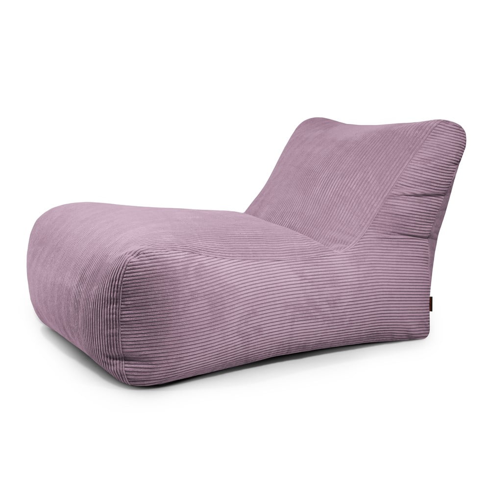 Lila kordbársony babzsákfotel Lounge 100 – SLOWDOWN