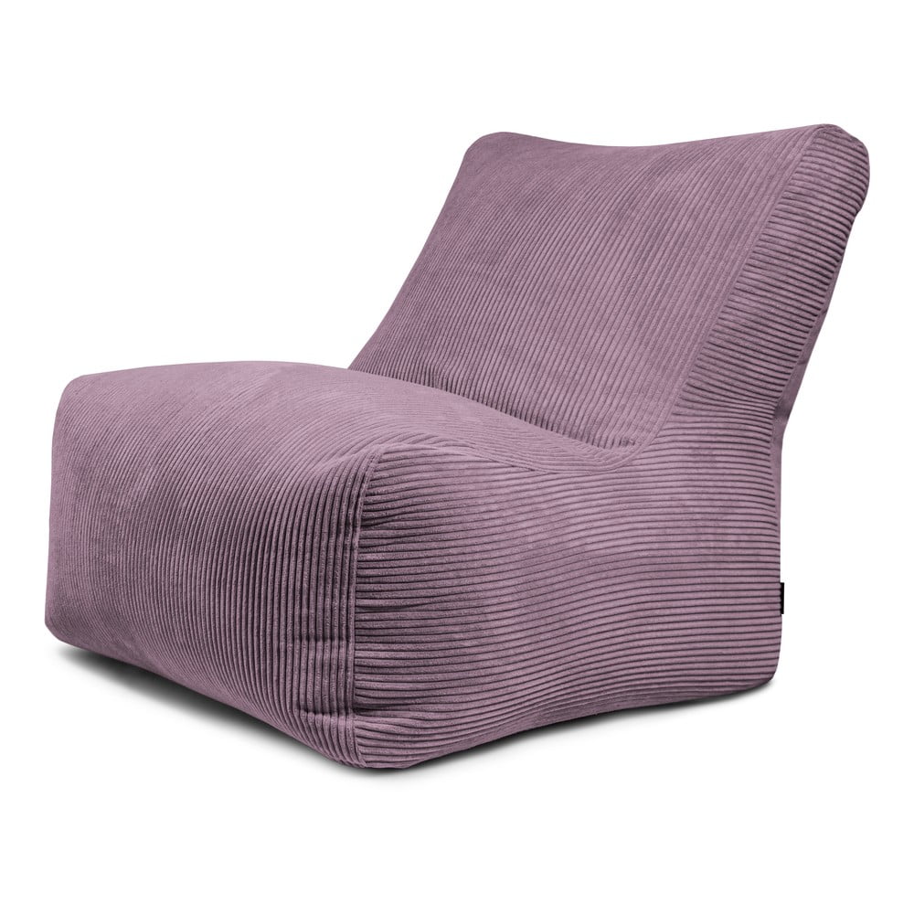 Lila kordbársony babzsákfotel Seat 100 Lounge – SLOWDOWN