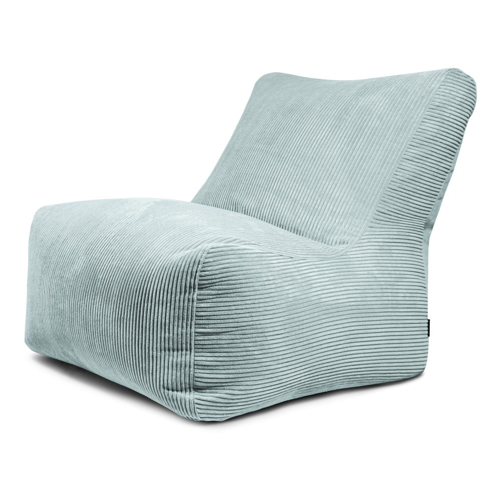 Mentazöld kordbársony babzsákfotel Seat 100 Lounge – SLOWDOWN