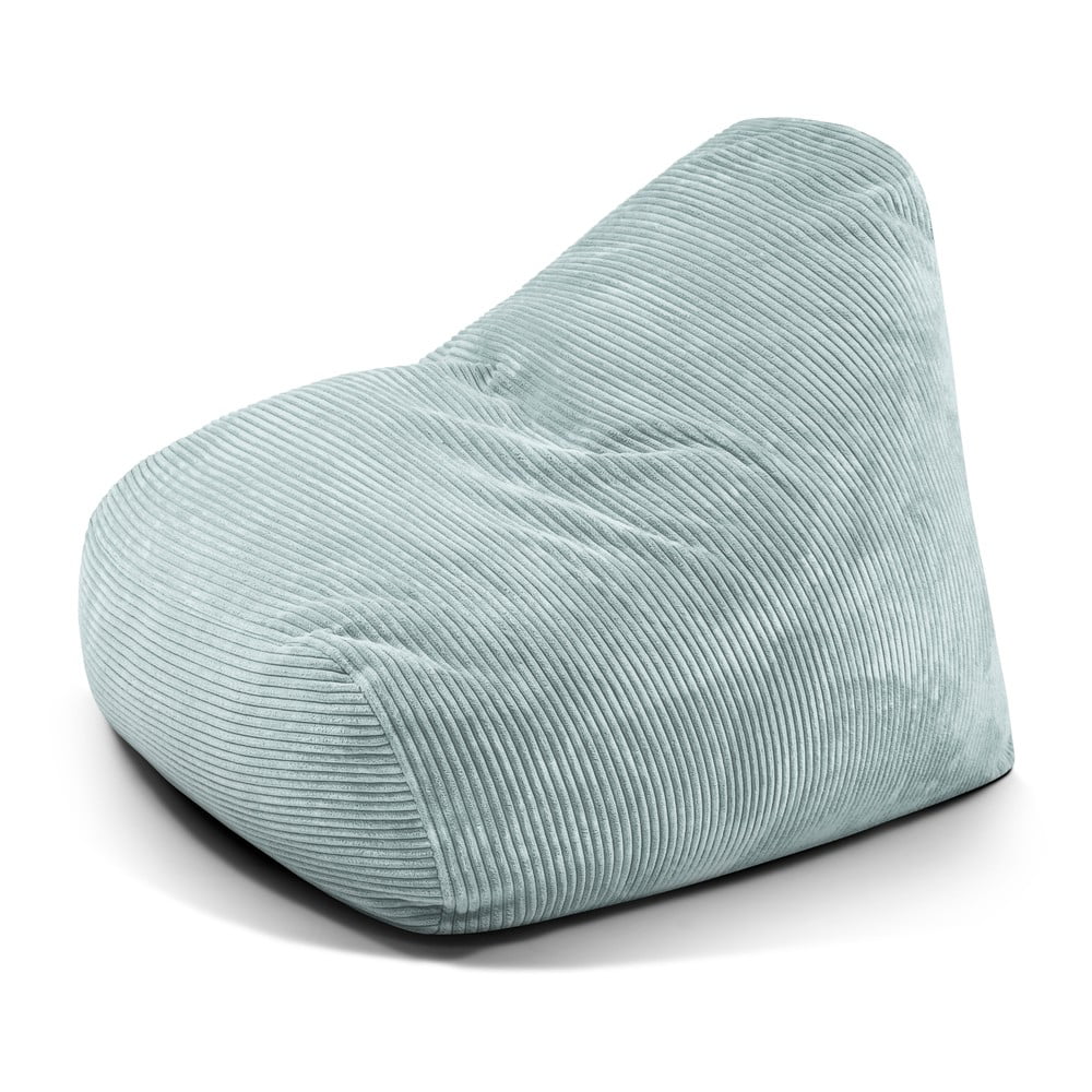 Mentazöld kordbársony babzsákfotel Snug 100 – SLOWDOWN