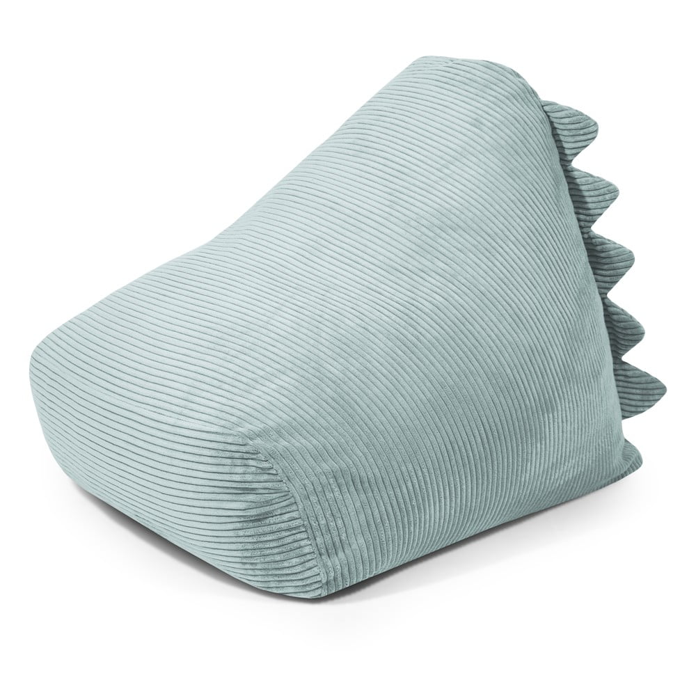 Mentazöld kordbársony gyerek babzsákfotel Snug 80 Dragon – SLOWDOWN